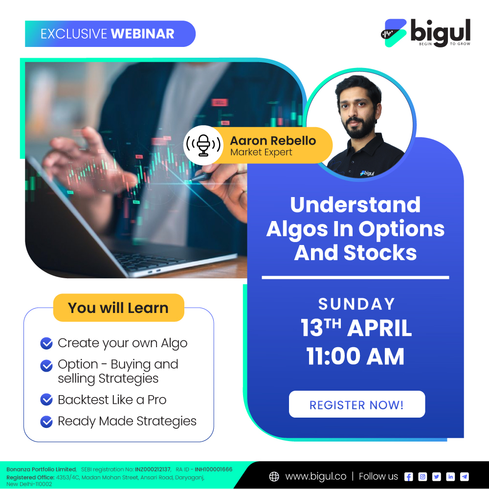Understand Algos in Options and Stocks | Free Webinar by Bigul